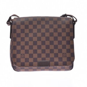 Louis Vuitton Damier District Brown Canvas Shoulder Bag
